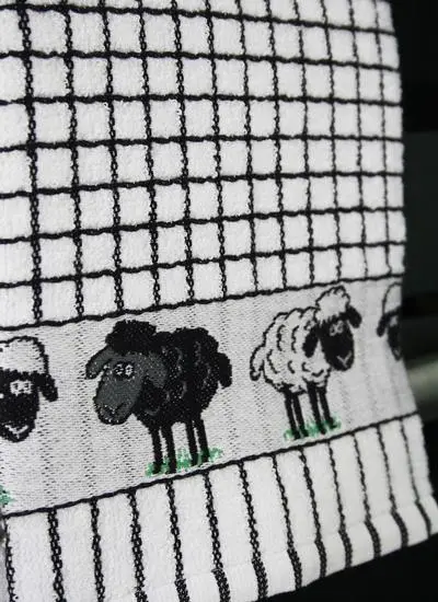 Sheep Waffle Kitchen Towels Set of 2